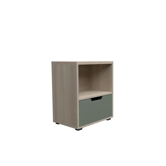 dlm-cr-ations-look-lk-660-chevet-haut-1-niche-1-tiroir image 1
