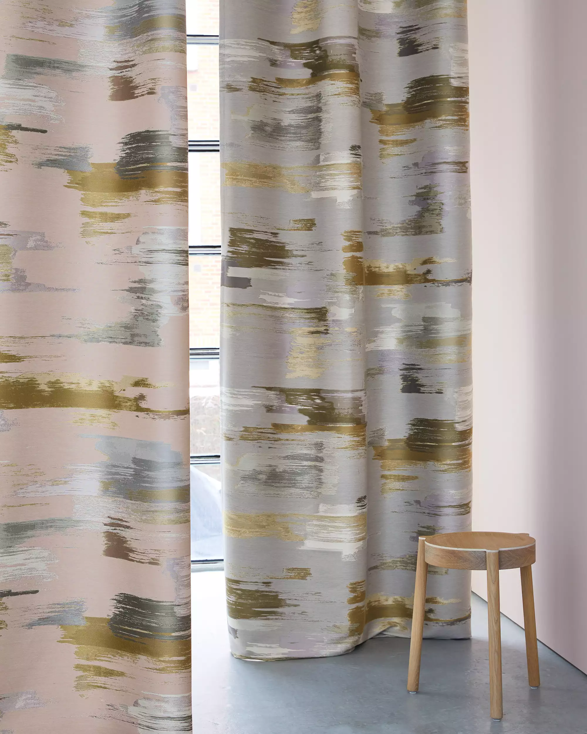 acousticpearls-rush-tissu-rideau-opaque-jacquard-motif-abstrait image 2