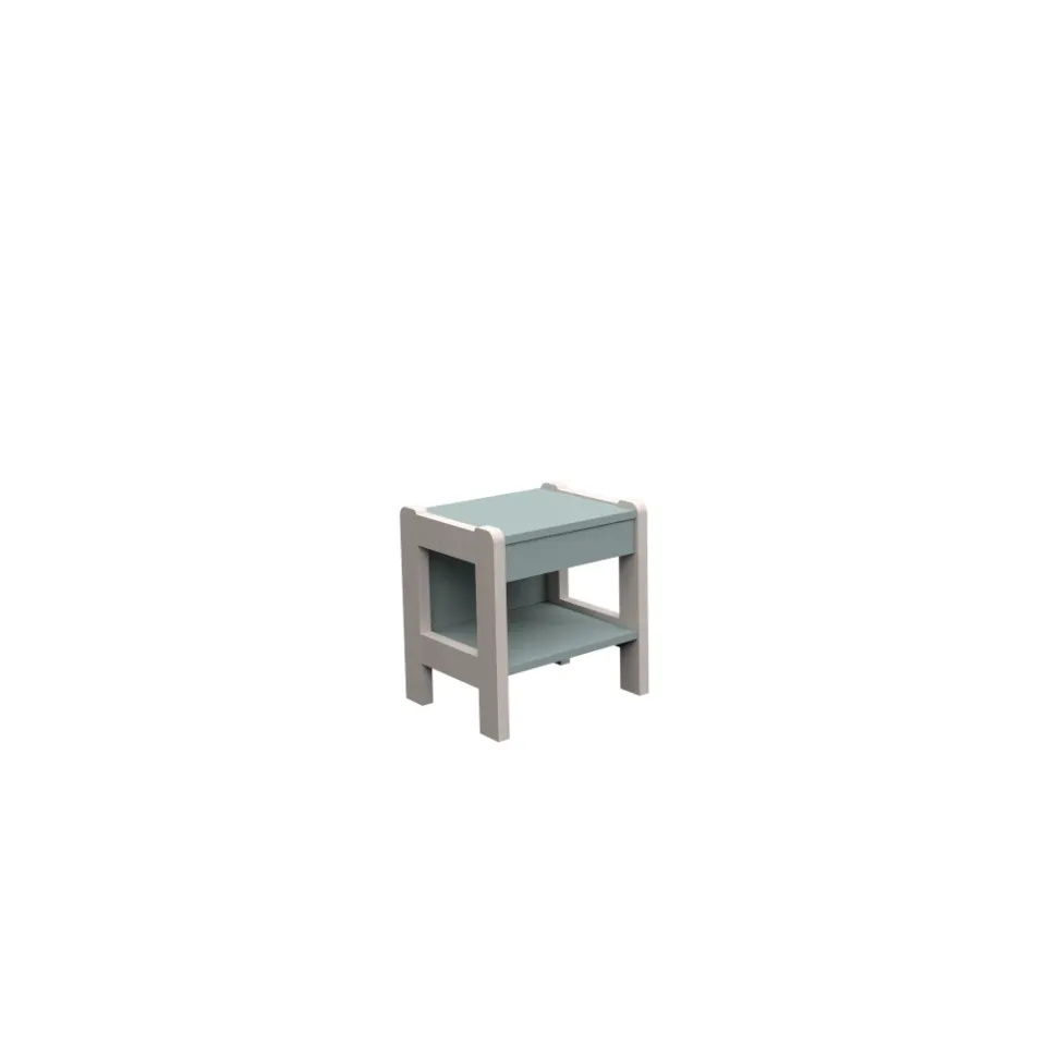 dlm-creations-salerno-sal-613-chevet-1-tiroir-niche-bois image 1