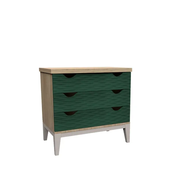 dlm-cr-ations-idavol-id-700-commode-3-tiroirs-laqu-goug image 1