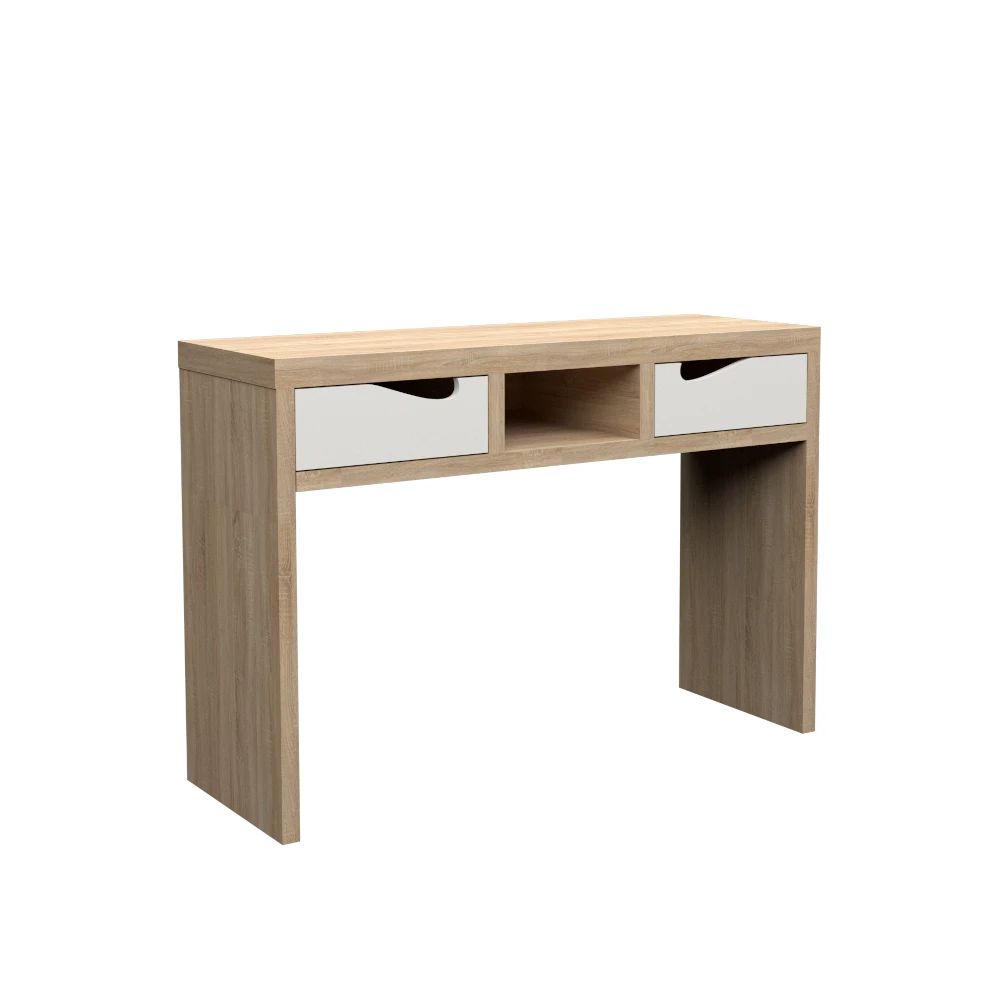 dlm-cr-ations-baltimore-console-2-tiroirs-1-niche-laque image 1