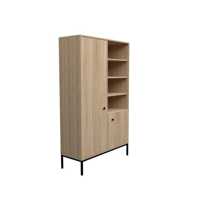 dlm-cr-ations-steel-2p-4e-buffet-2-portes-4-tag-res image 1
