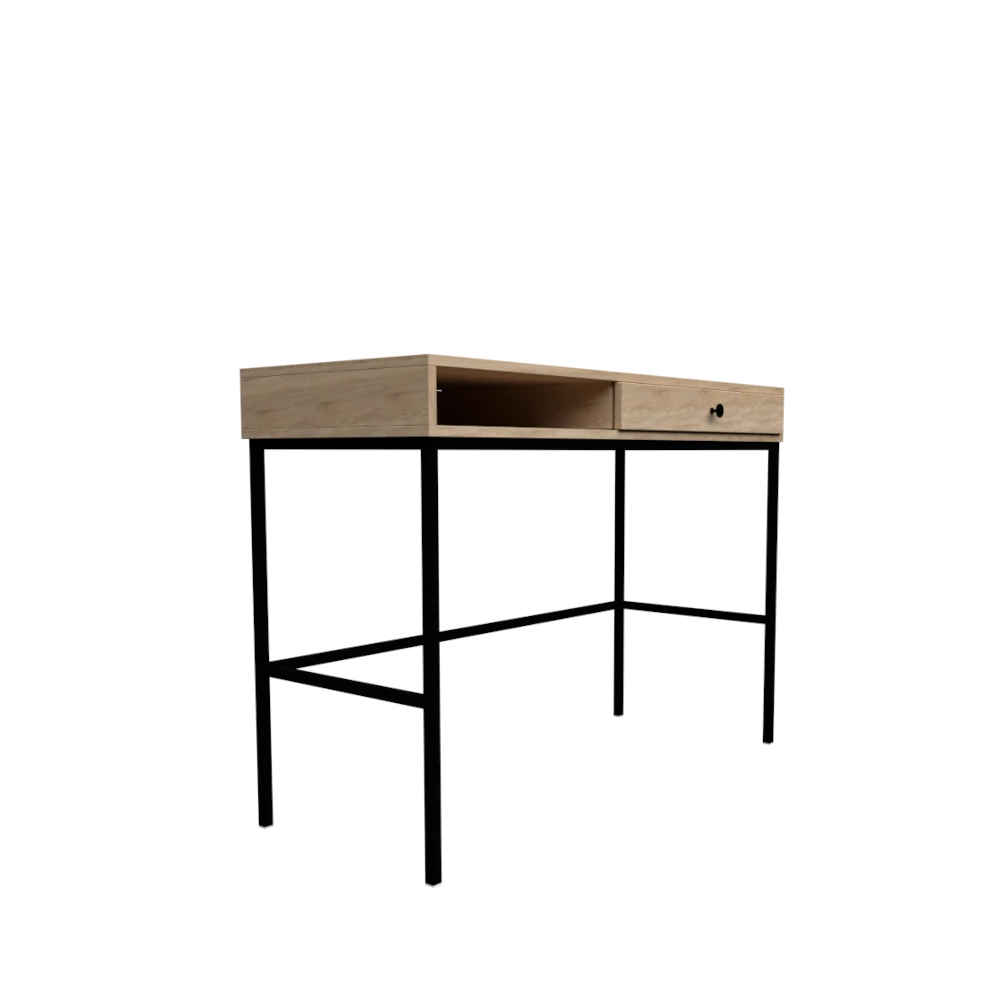 dlm-cr-ations-steel-1c-1t-console-1-tiroir-m-lamin image 1
