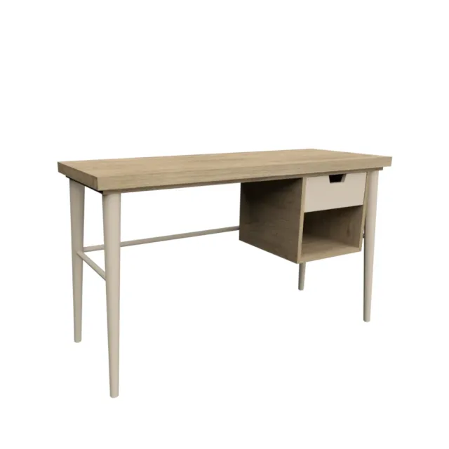 dlm-cr-ations-alban-al-400-130-bureau-commode-m-lamin-1-tiroir image 1