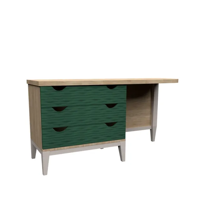 dlm-cr-ations-idavol-id-400-150-bureau-commode-3-tiroirs image 1