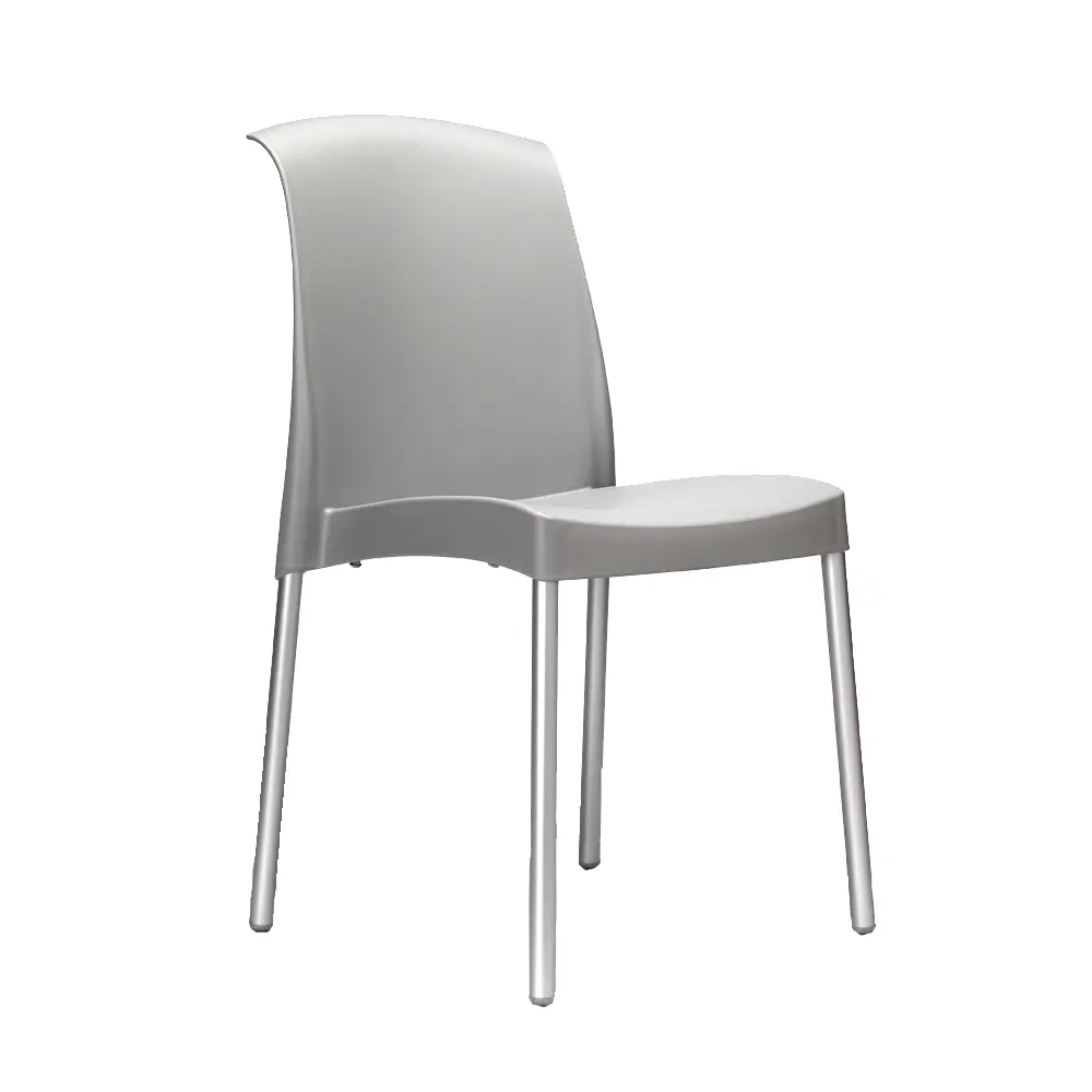 dlm-cr-ations-scult-1ch-chaise-coque-empilable-aluminium image 1