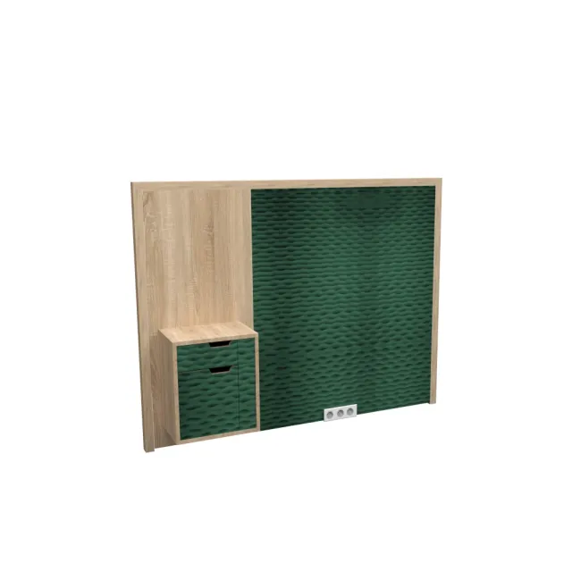 dlm-creations-idavol-id-850-t-te-de-lit-avec-chevet-suspendu image 1
