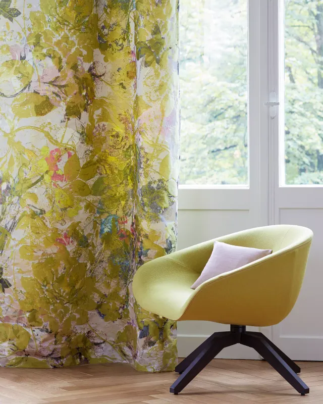 acousticpearls-artemisia-tissu-rideau-jacquard-fleuri-opaque image 1