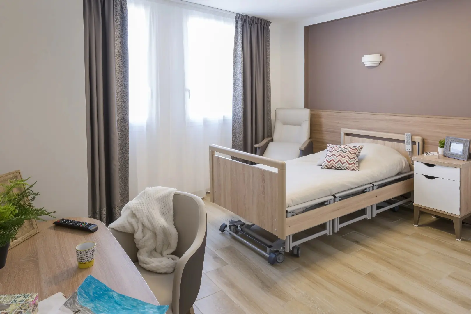 dlm-cr-ations-adagio-ad-600-chevet-1-porte-1-tiroir-m-lamin image 2