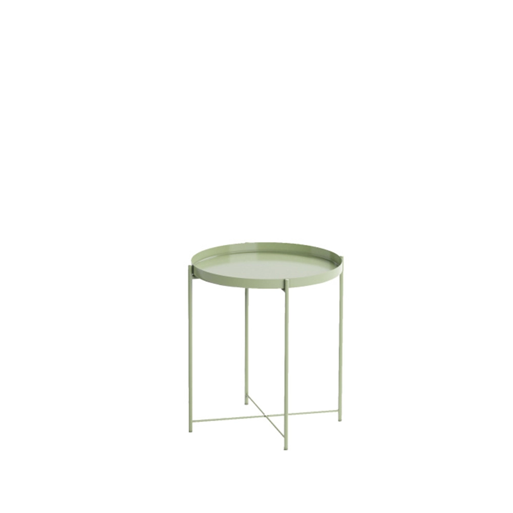 dlm-cr-ations-emile-1tb-table-basse-ronde-acier-poxy image 1