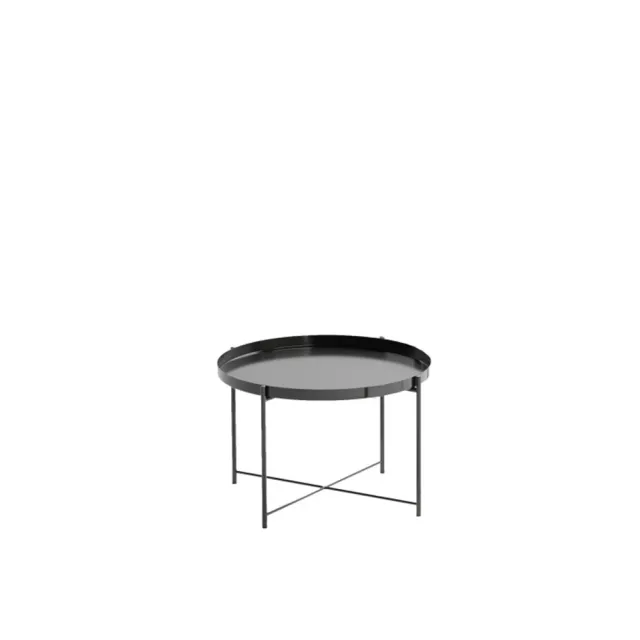 emile-2tb-table-basse-ronde-acier-epoxy-salon image 1