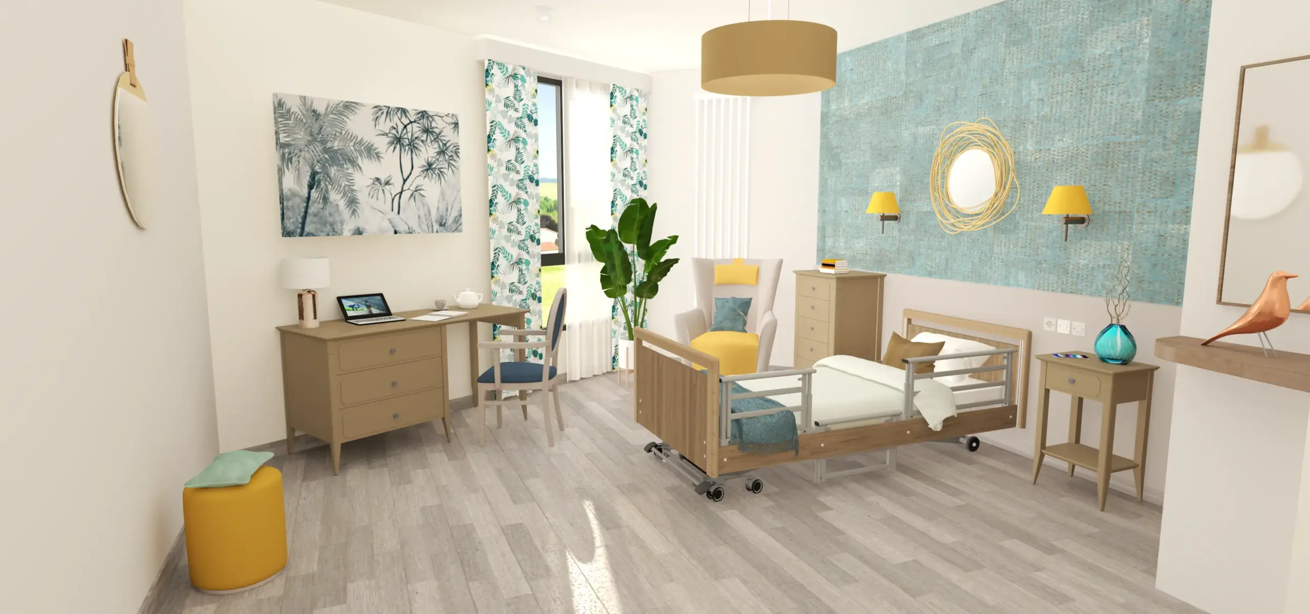 dlm-vassilia-va-400-150-bureau-commode-3-tiroirs-amorties image 2