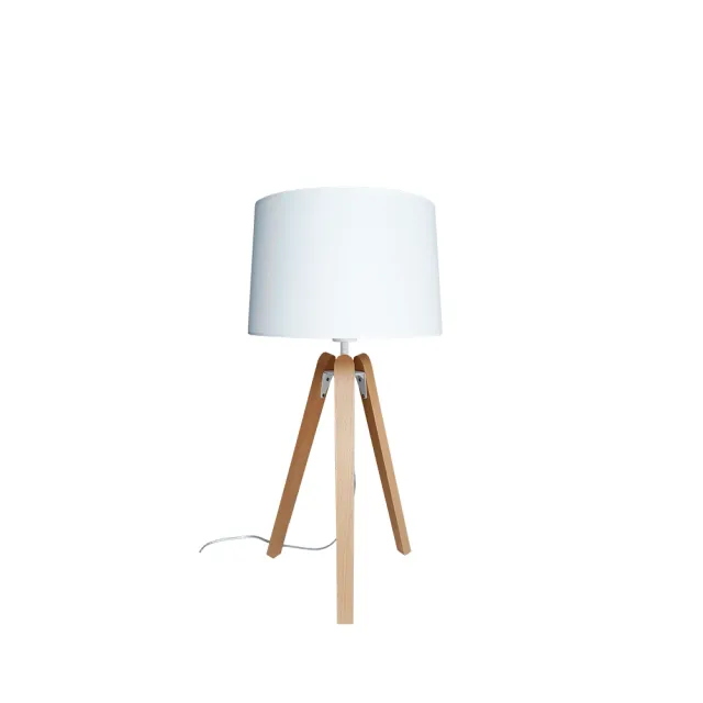 dlm-cr-ations-senja-b-lampe-basse-tr-pied-bois image 1