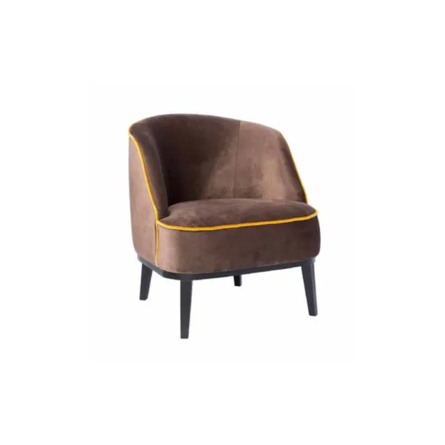 dlm-cr-ations-veluto-1f-fauteuil-dossier-bas-enveloppant image 1