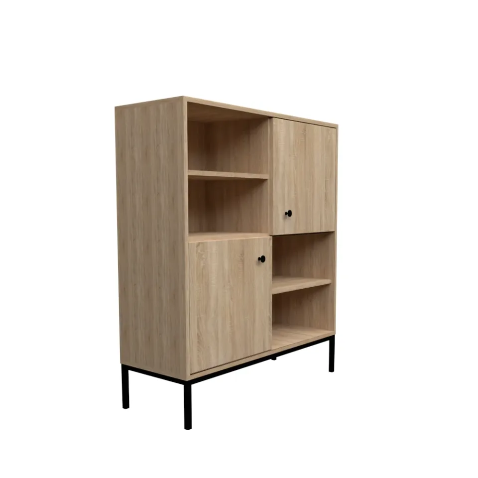 dlm-cr-ations-steel-2p2n-buffet-2-portes-m-tal image 1