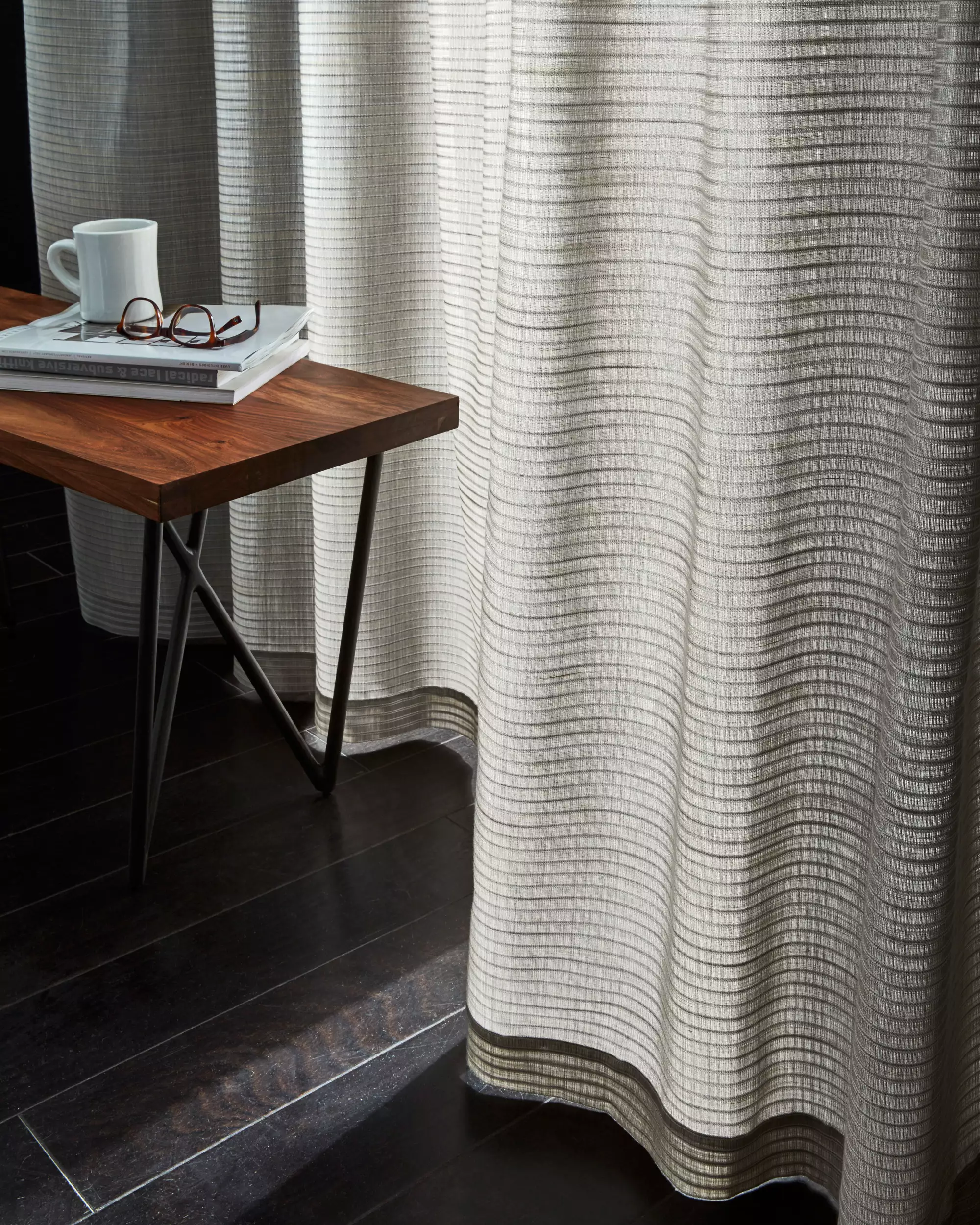 acousticpearls-portofino-tissu-rideau-fines-rayures-trevira image 2