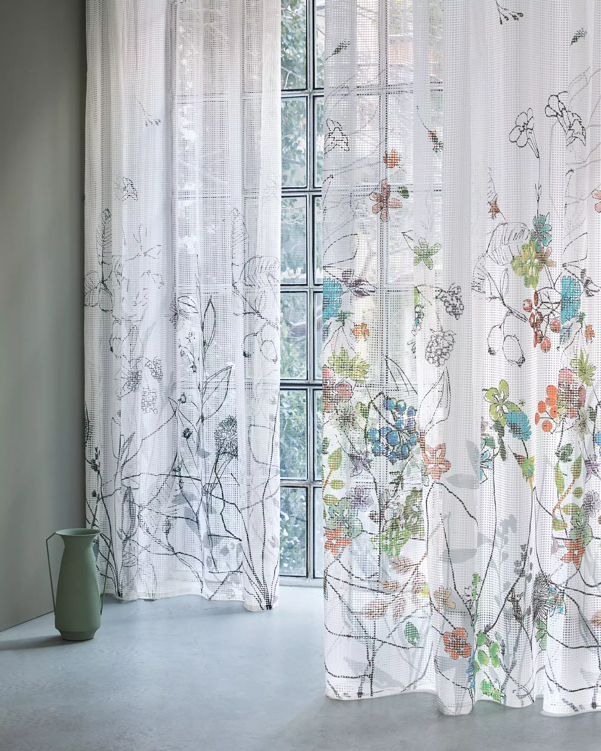 acousticpearls-manhattan-garden-tissu-rideau-imprim-fleurs image 1