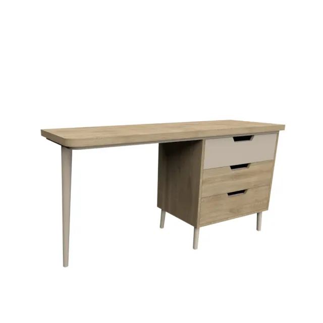 dlm-creations-alban-al-400-150-bureau-commode-3-tiroirs-m-lamin image 1