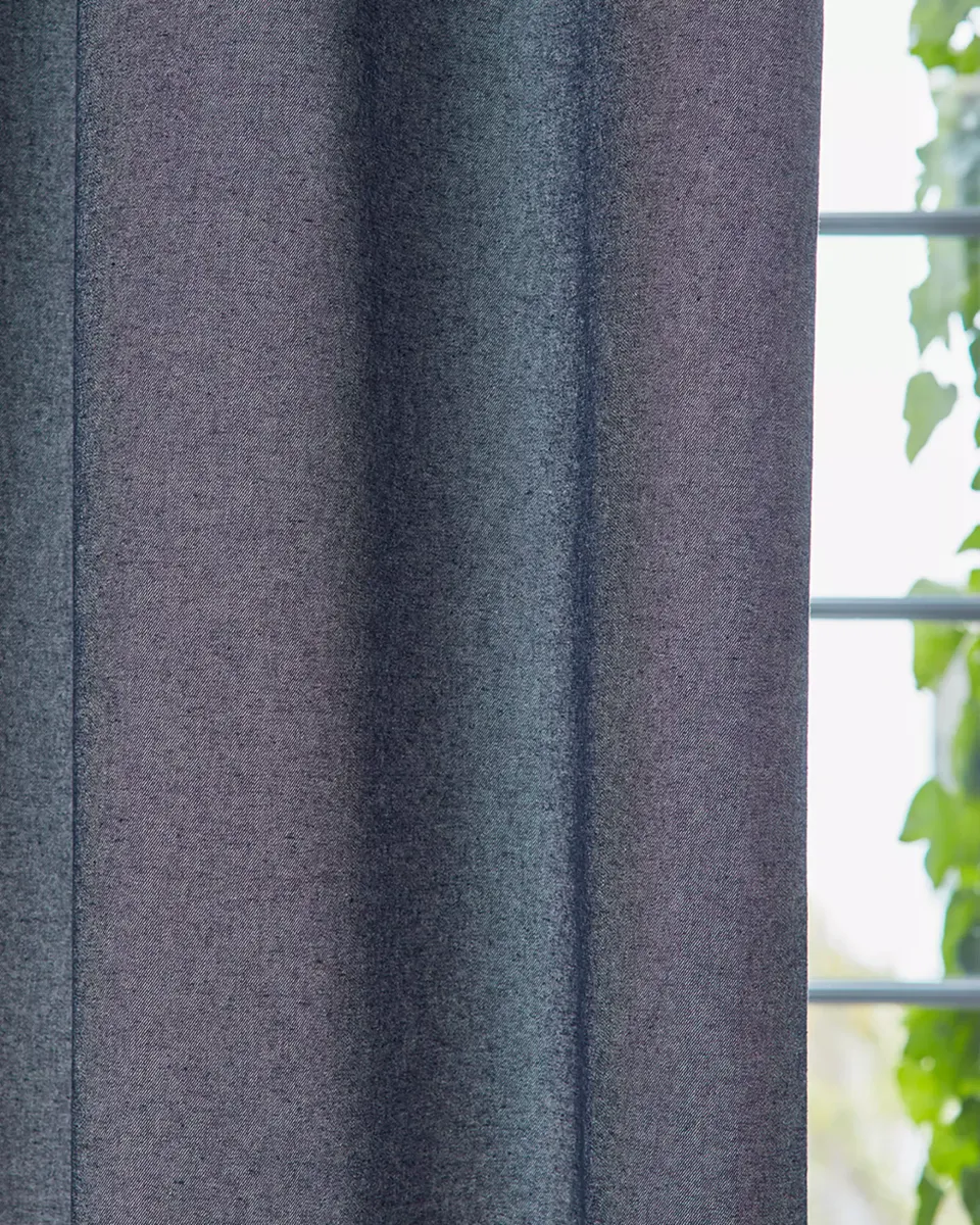 acousticpearls-denim-tissu-rideau-aspect-jean-recycl image 1