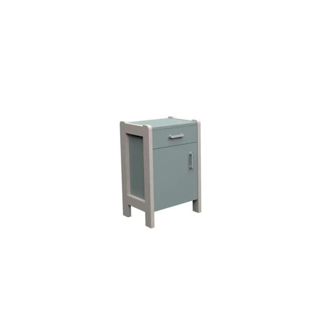dlm-cr-ations-salerno-sal-605-chevet-1-tiroir-1-porte-bois image 1