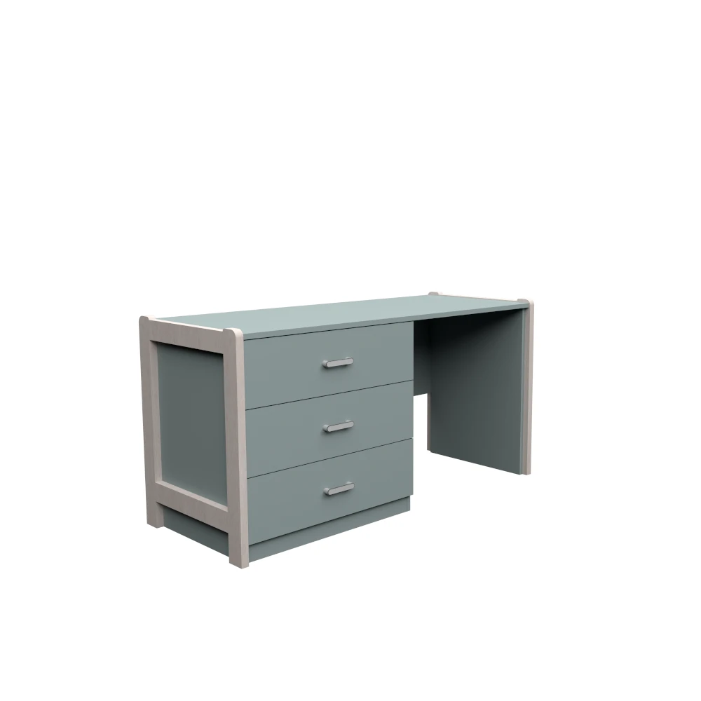 dlm-cr-ations-salerno-sal-450-150-bureau-3-tiroirs image 1