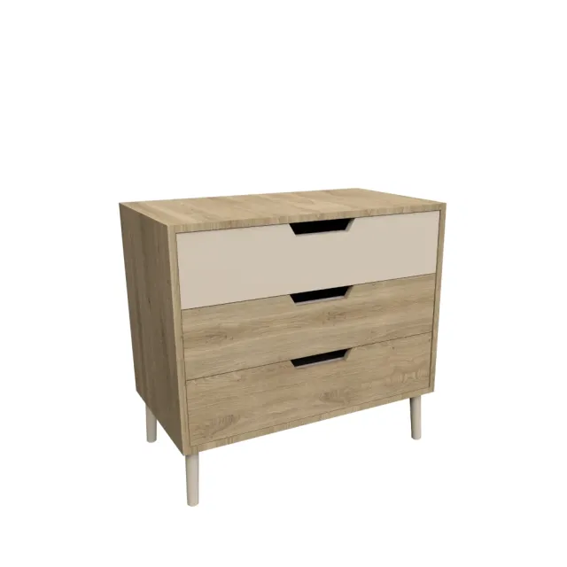 dlm-cr-ations-alban-al-700-commode-3-tiroirs-m-lamin image 1