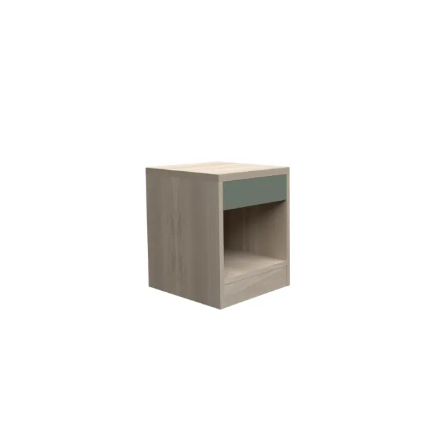 dlm-cr-ations-look-lk-610-chevet-1-tiroir-m-lamin image 1