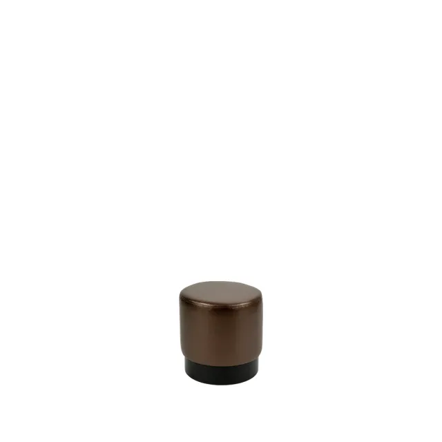 dlm-cr-ations-plum-1pf-pouf-rond-socle-bois image 1