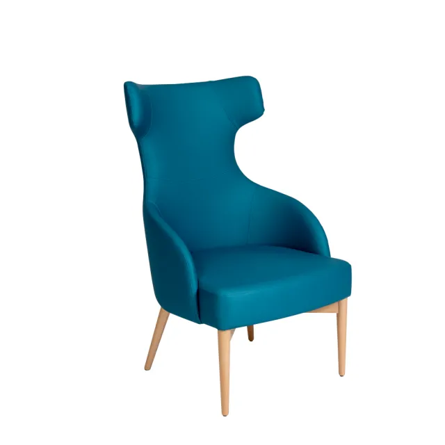 dlm-creations-oslo-1f-fauteuil-dossier-haut-oreilles-bois image 1