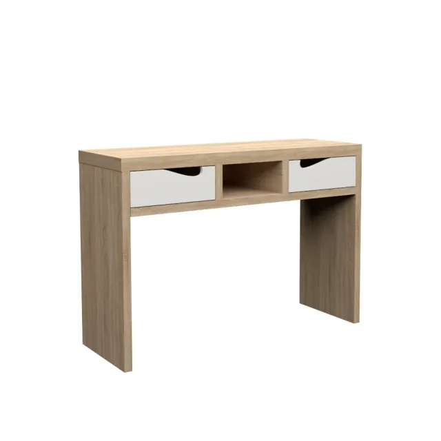 dlm-cr-ations-baltimore-console-2-tiroirs-1-niche-laque image 1