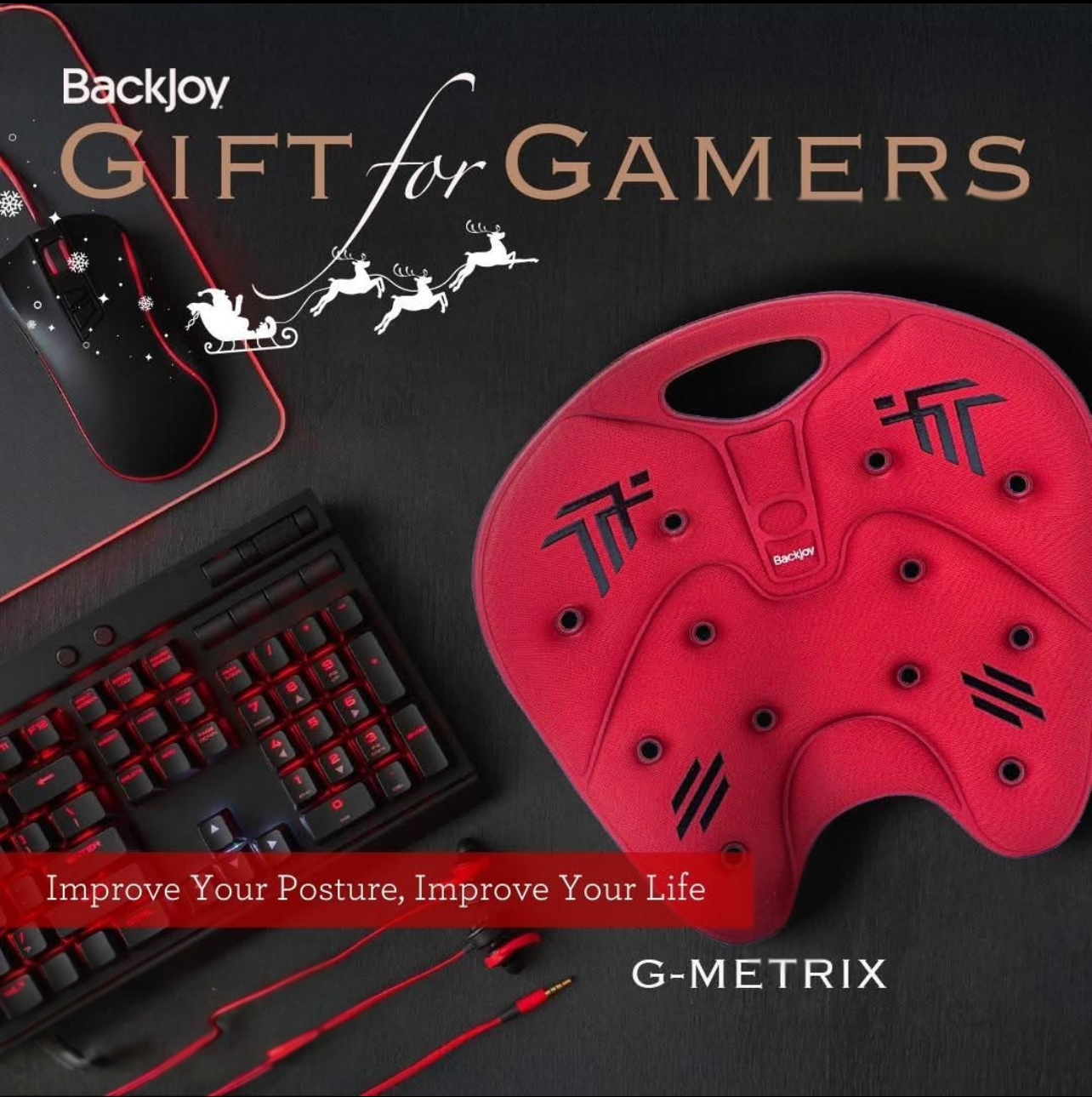 back-joy-sitsmart-gmetrix-core-1-0-coussin-gaming-noir image 4